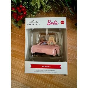 NEW IN BOX Hallmark Barbie in Car Hallmark Christmas Tree Ornament 3HCM2172